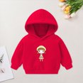 thumbnail image 2 of KPOPLK Boys Fashion Hoodies 1T 2T 3T 4T Kids Long Sleeve Graphic Print Hooded Sweatshirts Top Red Size 18-24 Months, 2 of 7