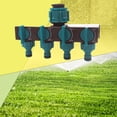 thumbnail image 3 of Adaptador 4 Way Garden Host Splitter Grifo Irrigación Conector de grifo de agua, 3 of 8
