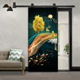 thumbnail image 5 of CHAO El mes de los ciervos (77x200 cm) pegatina de puerta efecto trompe l'oeil pegatinas de pared de Pvc interiores 3d para decoración pared sala de estar cocina dormitorio baño, 5 of 5