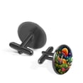 thumbnail image 2 of Snail Stylish Men's Cufflink Set in Silver Stainless Steel for Formal Attire and Classic Suit Styles, 2 of 6