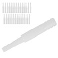 thumbnail image 3 of YIXIGGC 30Pcs Aquarium Air Valve Connector 8/4MM Straight 3 Way LShape Plastic Connecting Tube(8/4MM Straight Connector ) XC921-9346, 3 of 9