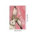 thumbnail image 3 of Staron Easter Garden Flag, Bunny Egg Holiday Decoration Polyester Outdoor Flag, Double-Sided Fade-Resistant Yard Porch Flag for Spring Easter Decor, 3 of 6