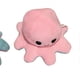 thumbnail image 3 of Reversible Animals Doll Double Sided Mood Flip Stuffed Animal Shape Face Flip Reversed Plush Toy Blue Pink 7.9in, 3 of 4