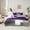 Purple, variant on Manfei Boys Girls Oil Painting Twin Bedding Sets 7-Piece,Abstract Artwork Bedding Comforter Set Microfiber,Graffiti Splash Breathable Sheet Sets,Microfiber Bedroom Decor,Reversible