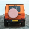 thumbnail image 6 of Naloa Pink Stripes PVC Leather Spare Tire Wheel Cover for Car Truck SUV Camper Trailer Universal Fit many size15 inch, 6 of 6
