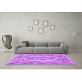 thumbnail image 3 of Ahgly Company Indoor Rectangle Medallion Purple French Area Rugs, 2' x 3', 3 of 4