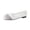 White, variant on HTHLVMD Knitted Ballet Flats for Women, Breathable Slip-On Walking Shoes, Women's Breathable Knit Ballet Flats - Rainbow Stripe Detail Slip-On Comfort Shoes With Soft Insole, Black 5.5
