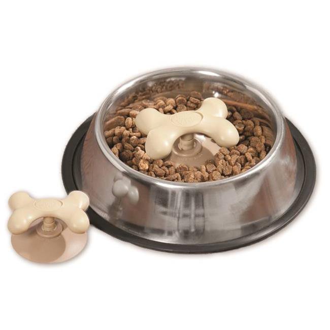 Boss Pet Products 1866854 Gobble Stopper Small Slow Feeder Bowl Insert