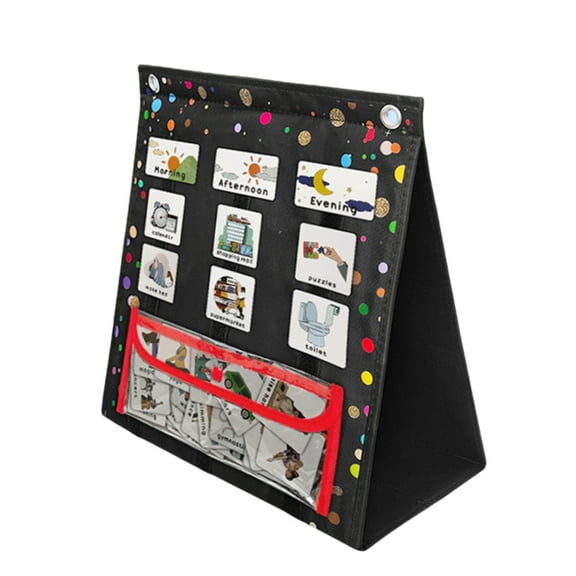 Kids Daily Routine Chart with 63 Behavior Cards Responsibility Daily Schedule Board Schedule Pocket Chart Wall Planner