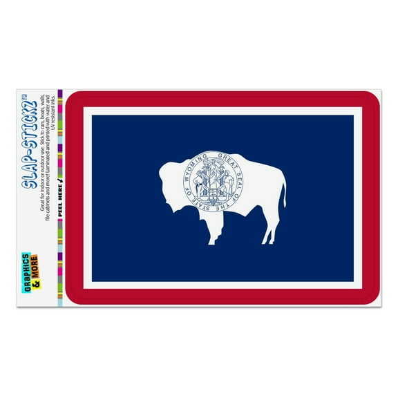 Wyoming State Flag Home Business Office Sign
