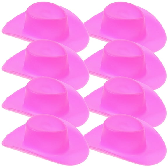 PAMINGONO Cow Print Miniature Cowboy Hat 50Pcs Wedding Favor
