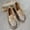 Gold, variant on Tawop Women Shoes Slip On Casual Flat Womans Shoes Bowknot Rhinestone