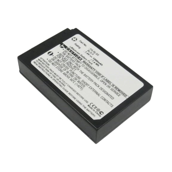 Batteries N Accessories BNA-WB-L9043 Digital Camera Battery - Li-ion, 7.4V, 1000mAh, Ultra High Capacity - Replacement for Olympus BLS-5 Battery