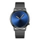 thumbnail image 2 of Reloj de cuarzo para hombre, relojes para hombre vansvar, reloj de pulsera analógico de cuarzo informal de acero inoxidable con correa de acero nuevo., 2 of 3