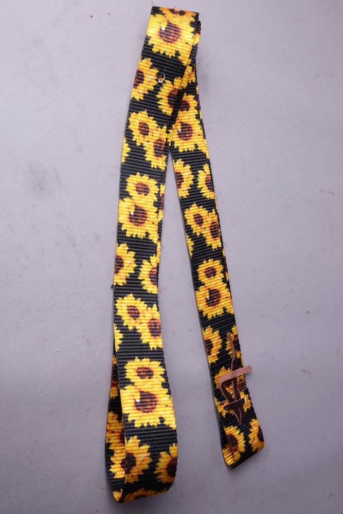 72" x 1.75" Premium Quality Serape & Sunflower Print Nylon tie strap 