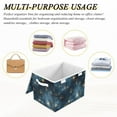 thumbnail image 7 of Flash Stars in Night Foldable Storage Bin with Lid and Handle Collapsible Storage Box 16.5 x 12.6 x 11.8 inches, 7 of 7