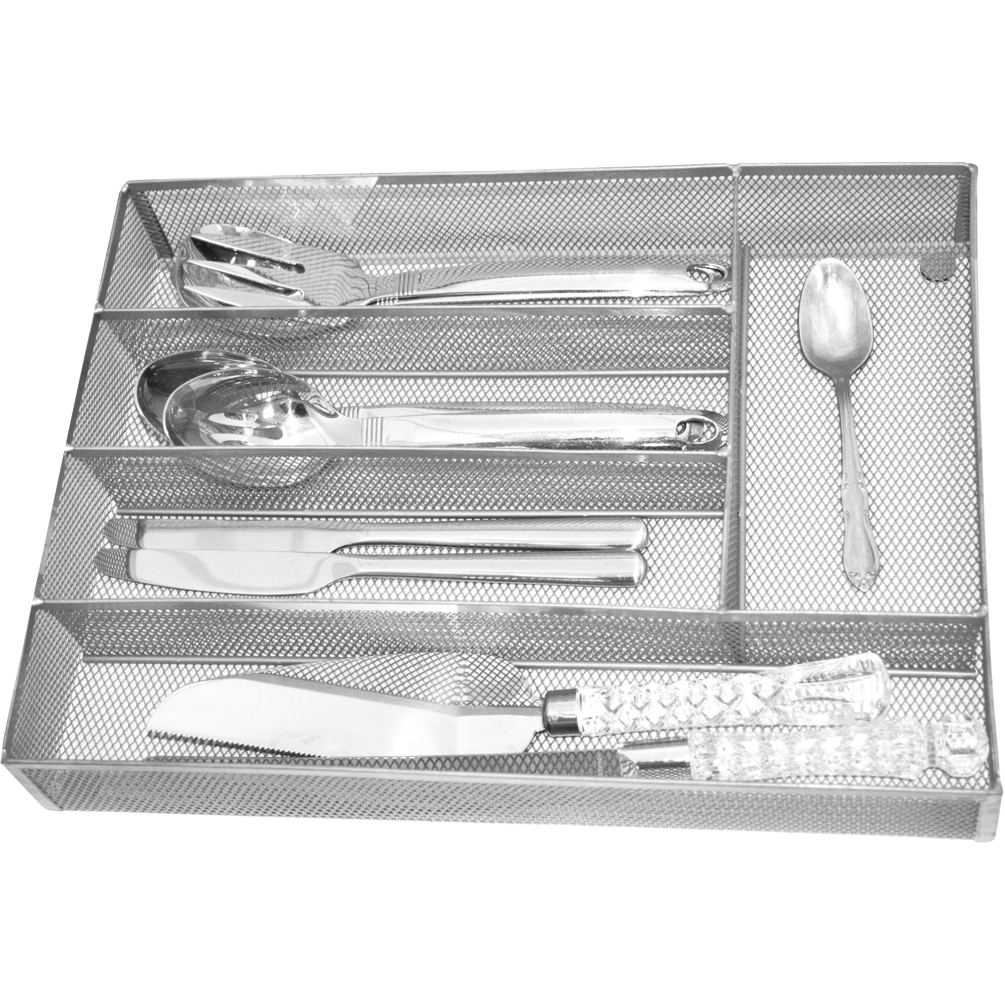 Copco 2555-7873 Mesh 5-Part in-Drawer Cutlery Organizer