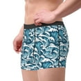 thumbnail image 3 of KLL Ocean Waves Men's Cotton Boxer Briefs Underwear-XX-Large, 3 of 7