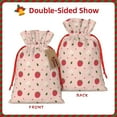 thumbnail image 2 of KLL Strawberry for Christmas Gift Bag,Holiday Bags for Gifts Christmas Bags & Drawstring Gift Pouch Reusable Holiday Gift Bags & Party Favor Bags (1 PCS)-Small, 2 of 9