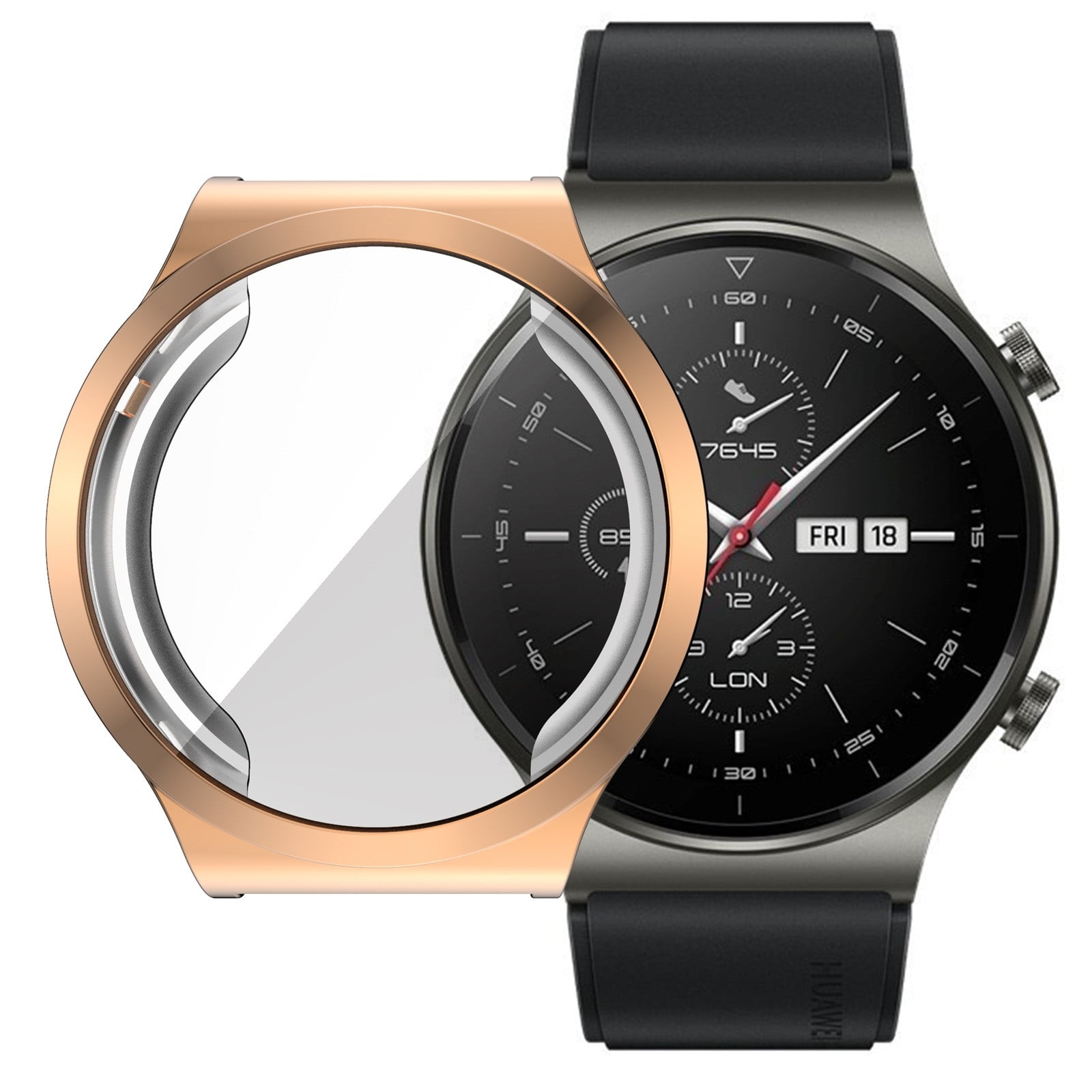 Follure Clothing - TPU Protective Case Tempered Glass Watch Protective Case  For Huawei Gt2 Pro - Walmart.com - Walmart.com