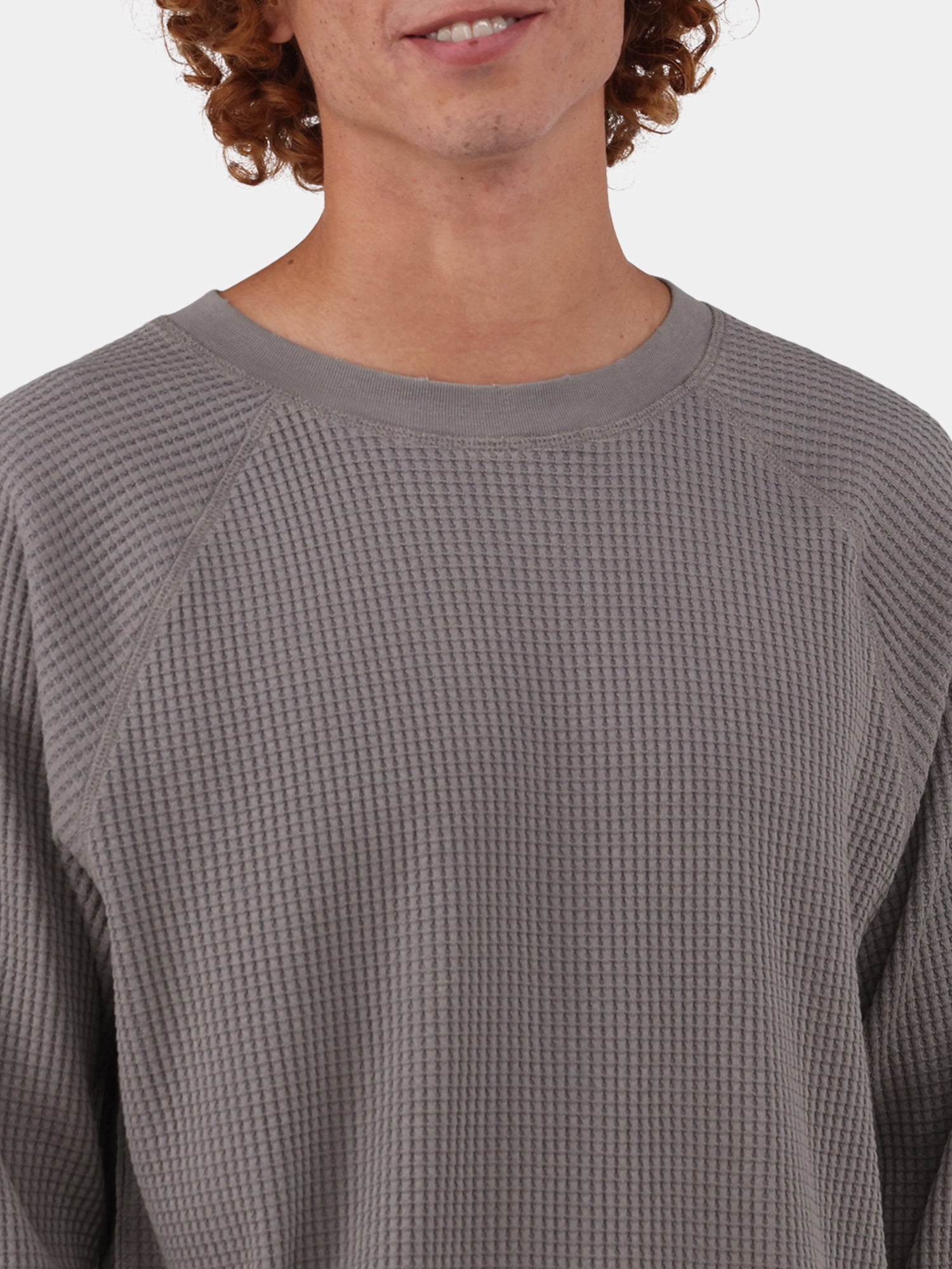 No Boundaries Men's & Big Men's Raglan Sleeve Thermal Shirt, Sizes XS-5XL