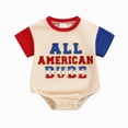 thumbnail image 4 of Baby Onesies Girl Baby 4th of July Outfit Boy Girl Newborn Infant Toddler USA T Shirts Oversized Romper Onesie Cute Clothes, 4 of 4