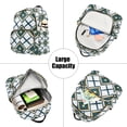 thumbnail image 5 of FORMRS Mini Backpack Purse for Women Quilted Travel Daypack Casual Shoulder Bag, Gold Geometric Pattern, 5 of 7