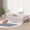 Pink, variant on Noble House Mira Twin Floor Bed with Fence and Door, Sturdy Rubber Wood Montessori Bed Frame, Kid's Room, Natural