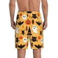 thumbnail image 3 of Kdxio Happy Halloween7 Print Mens Sleep Shorts Bottoms Soft Comfy Pajama Wear Pants with Drawstring Pockets, 3 of 7