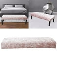 thumbnail image 3 of Bench Cover Stretch Piano Bench Slipcover for Kitchen  Bedroom   Black, 3 of 8