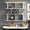 White, variant on Modern 3-Tier Wall Mounted Wine Rack with Glass Holder, 47 Inch Liquor Bottle Storage Shelf with Diamond Grid