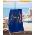 thumbnail image 2 of North Dakota Flag Beach Towel, 30"x60" Beach Towel, 2 of 6