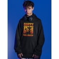 thumbnail image 2 of Happy Halloween Spooky House Hoodie Juniors -Image by Shutterstock,  Small, 2 of 4