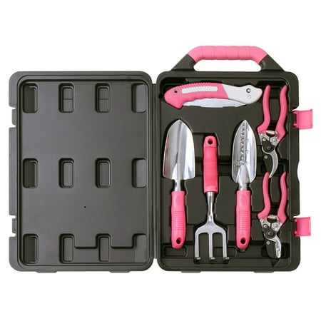 Apollo Precision Tools DT3706P Garden Tool Kit, Pink, 6-Piece, Donation Made to Breast Cancer Research, $1.00 from this purchase is being donated to The.., By Apollo