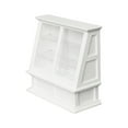 thumbnail image 1 of Estante de gabinete de pastel en miniatura para accesorios de decoración de  1:12 Blanco Zulema Gabinete de casa de muñecas, 1 of 8