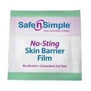 Safe N Simple Skin Barrier Wipe Safe n Simple Individual Packet 2 X 2 Inch, 100 Count