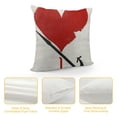 thumbnail image 4 of Valentines Day Pillow Covers Inch Red Throw Pillow Covers for Holiday Love Heart Wedding Cushion Covers Decoration for Sofa Decor, 4 of 5