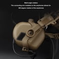 thumbnail image 3 of Headset Helmet Guide Adapter, 360 Degree Rotation Multi Angle Rotation Helmet Rail Adapter Sound Pickup Noise Reduction Headset Helmet Accessories, 3 of 8