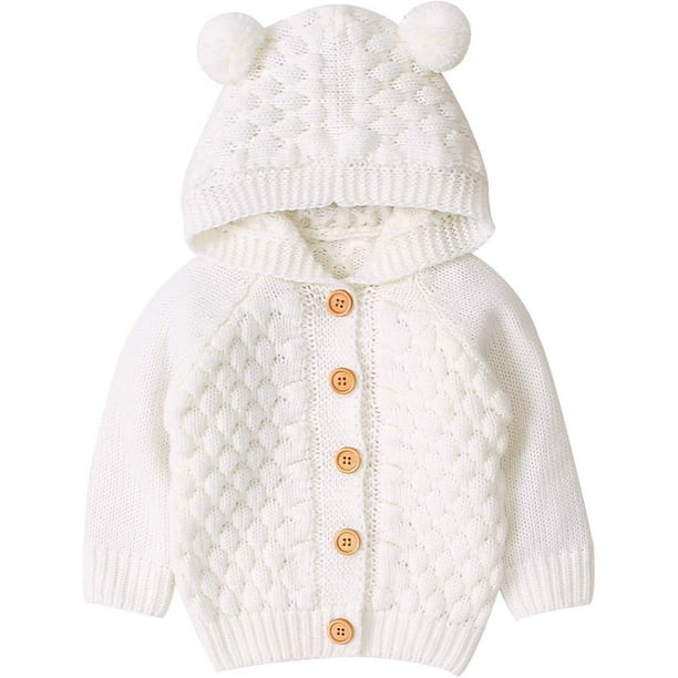 Infant white cardigan hot sale