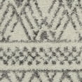 thumbnail image 2 of 2â€™ x 10â€™ Ivory and Gray Geometric Runner Rug, 2 of 5