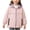 Pink, variant on Girls Sporty Rain Jacket Waterproof Packable Lined Running Hooded Jacket Windbreaker Raincoat Kids Water-Resistant Rain Coats
