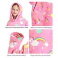 thumbnail image 6 of JiAmy Kids Hoodie Wearable Blanket,Cozy Sherpa Flannel Cartoon Blanket Sweatshirt for Girls Boys, 6 of 13