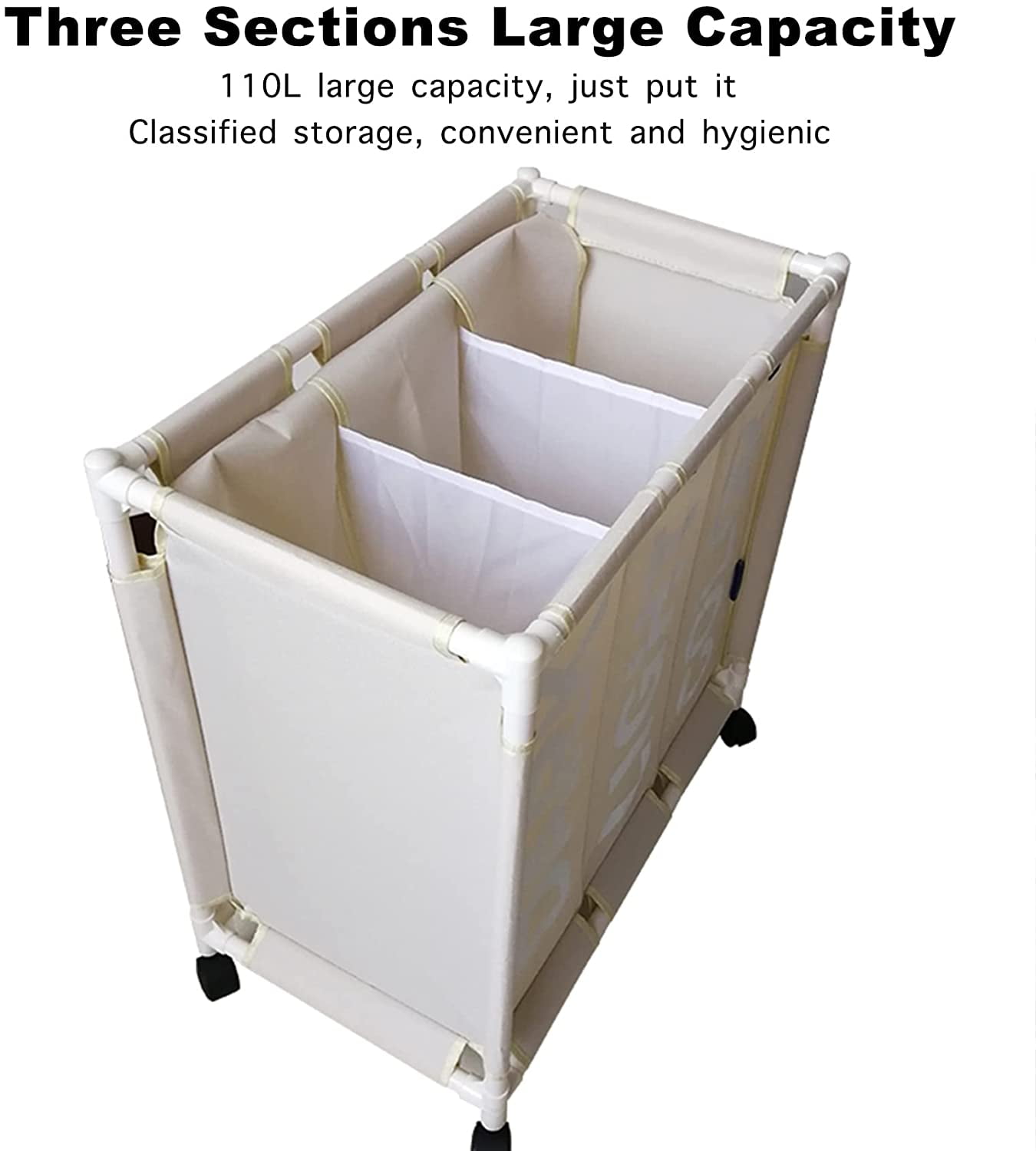 Three clearance laundry basket