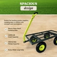 thumbnail image 3 of Yard Tuff 3-in-1 Dual Side Dump Wagon with Fold Down Sides and 1000 lb. Capacity, 3 of 12