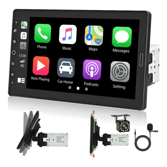 Car Stereo 1 Din 10.1in Hd Android With Cable