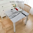thumbnail image 2 of HAOXIT Farm Animals , Cotton Linen Table Cloth Dust-Proof Table Cover for Party Kitchen Dinning s Horse Christmas on The Farm 54''x54'', 2 of 7