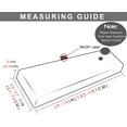 thumbnail image 4 of Funda de cojín elástica para sofá, funda protectora para muebles, funda de asiento para sofá, funda de cojín de 3 plazas para silla (gris claro), 4 of 4