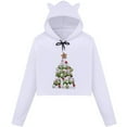 thumbnail image 2 of Sudadera informal de manga larga con capucha y estampado navideño para mujer Fridja FKASFK5399, 2 of 3