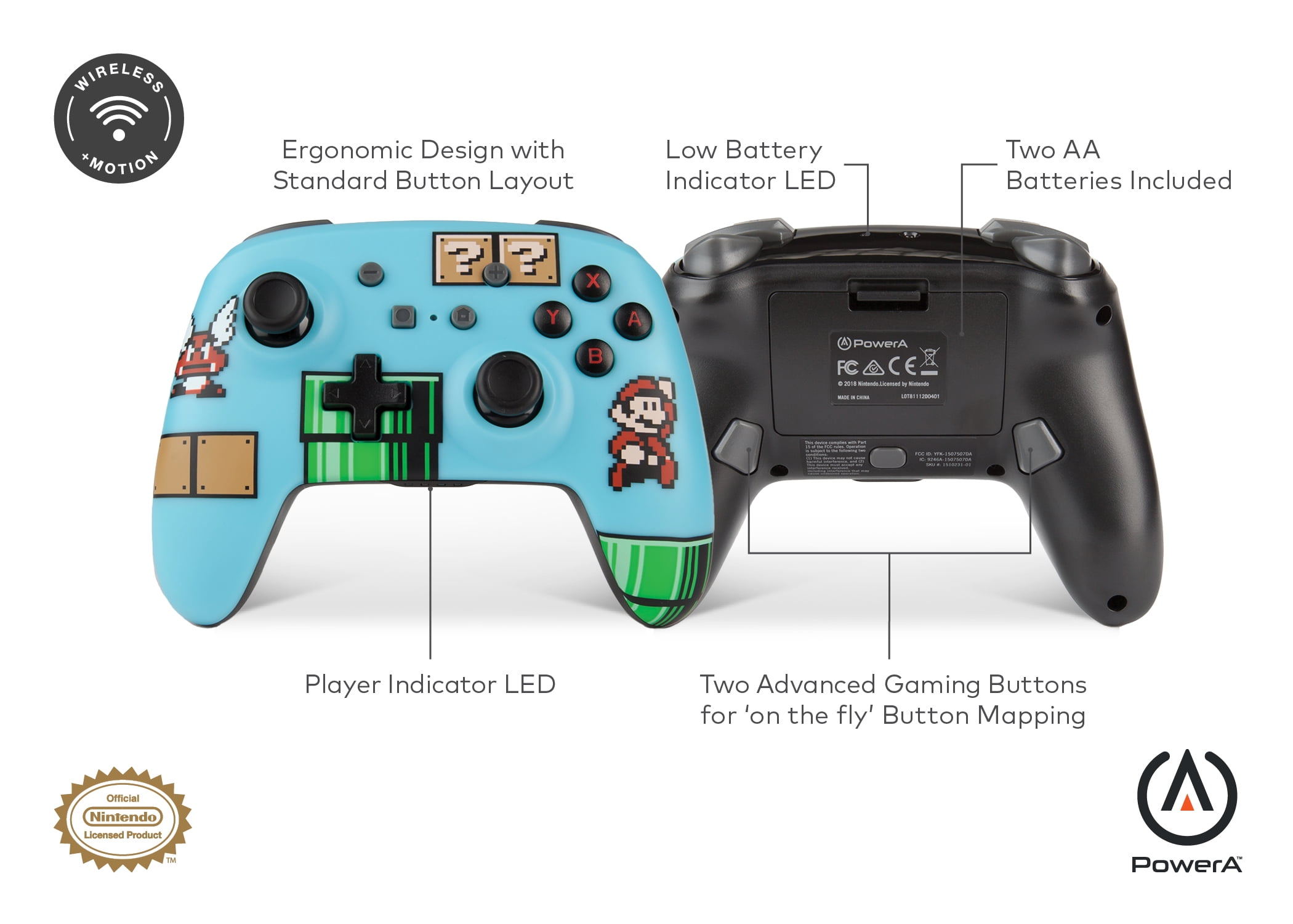 Super mario wireless controller switch sale