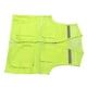 thumbnail image 4 of Chaleco reflectante de alta visibilidad, impermeable, transpirable, de malla, para obras de construcción, viajes nocturnos, talla 2XL, verde fluorescente., 4 of 14